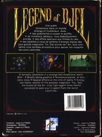 Legend of Djel - Box - Back Image