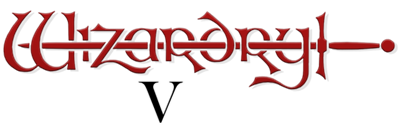Wizardry V: Heart of the Maelstrom - Clear Logo Image