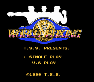 World Boxing - Screenshot - Game Title Image