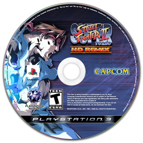 Super Street Fighter II Turbo HD Remix - Fanart - Disc Image