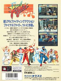 Final Fight - Box - Back Image