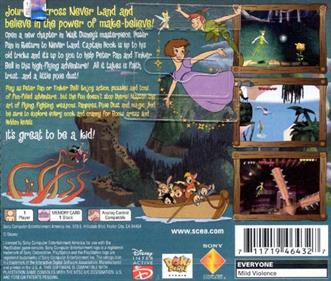 Disney's Peter Pan in Return to Never Land - Box - Back Image