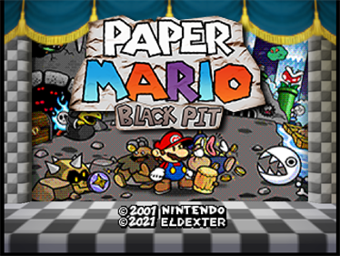 Paper Mario: Black Pit - Screenshot - Game Title Image