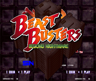 Beast Busters: Second Nightmare - Screenshot - Game Title Image