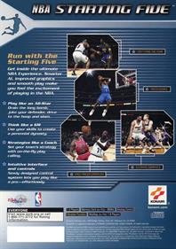 NBA Starting Five - Box - Back Image