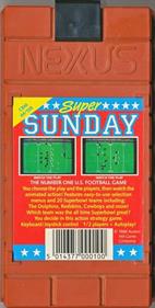 Super Bowl Sunday - Cart - Front