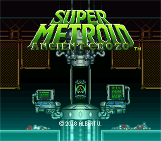 Super Metroid: Ancient Chozo - Screenshot - Game Title Image