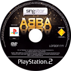 SingStar: ABBA - Disc Image