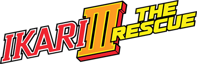 Ikari III: The Rescue - Clear Logo Image