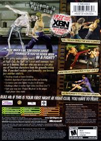 Fight Club - Box - Back Image