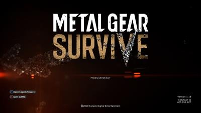 Metal Gear Survive - Screenshot - Game Title Image