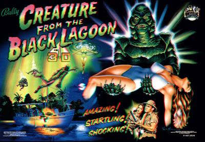 Creature from the Black Lagoon - Arcade - Marquee
