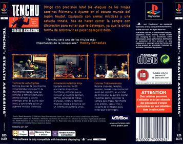 Tenchu: Stealth Assassins - Box - Back Image