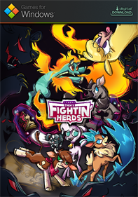 Them's Fightin' Herds - Fanart - Box - Front Image