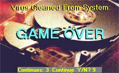 Virus: The Game (DynoTech Software) - Screenshot - Game Over Image