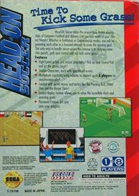 Head-On Soccer - Box - Back Image