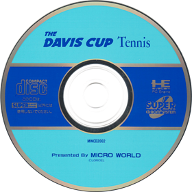 The Davis Cup Tennis - Disc Image