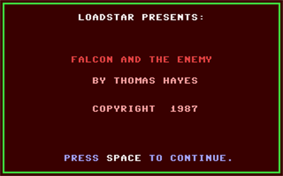 Falcon and the Enemy - Screenshot - Game Title Image