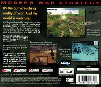 Conflict Zone - Box - Back Image