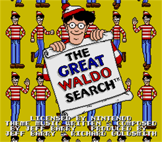 The Great Waldo Search - Screenshot - Game Title Image