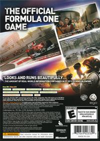 F1 2010 - Box - Back Image