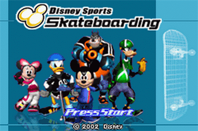 Disney Sports: Skateboarding - Screenshot - Game Title Image