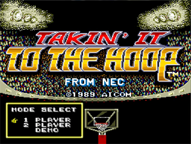 Takin' it to the Hoop - Screenshot - Game Title Image