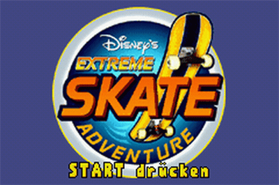 Disney's Extreme Skate Adventure - Screenshot - Game Title Image