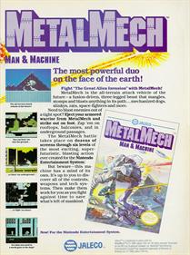 MetalMech: Man & Machine - Advertisement Flyer - Front Image