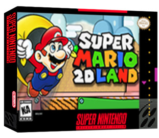 Super Mario 2D Land Fix - Box - 3D Image