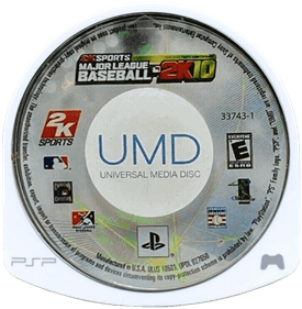 Major League Baseball 2K10 - Disc Image