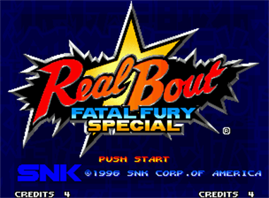 Real Bout Fatal Fury Special - Screenshot - Game Title Image