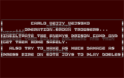 Operation Brown Trousers - Screenshot - Game Title Image