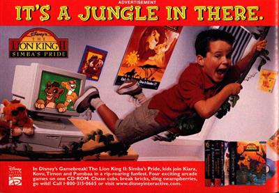Disney's The Lion King II: Simba's Pride - Advertisement Flyer - Front Image