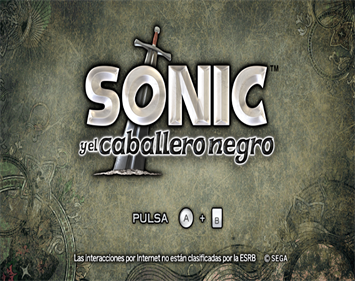 Sonic and the Black Knight - Screenshot - Game Title Image