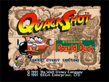 The Disney Collection: Quackshot Starring Donald Duck + Castle of Illusion Starring Mickey Mouse - Screenshot - Game Title Image