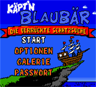 Käpt'n Blaubär: Die verrückte Schatzsuche - Screenshot - Game Title Image