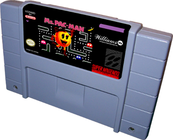 Ms. Pac-Man - Cart - 3D Image