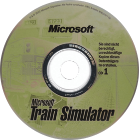 Microsoft Train Simulator - Disc Image