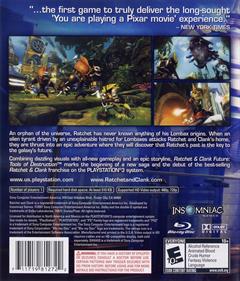 Ratchet & Clank Future: Tools of Destruction - Box - Back Image