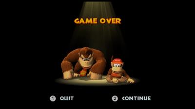 Donkey Kong Country Returns - Screenshot - Game Over Image
