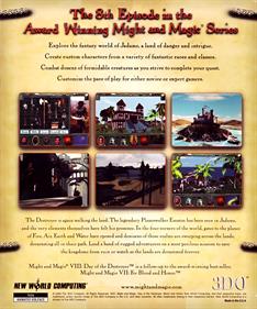 Might and Magic VIII: Day of the Destroyer - Box - Back Image
