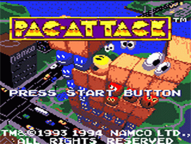 Pac-Attack - Screenshot - Game Title Image