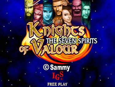 Knights of Valour: The Seven Spirits - Screenshot - Game Title Image