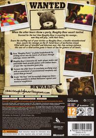 Naughty Bear: Gold Edition - Box - Back Image