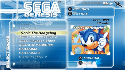Sega Genesis Collection - Screenshot - Game Select Image