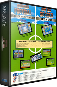 Super Visual Soccer: Sega Cup - Box - 3D Image