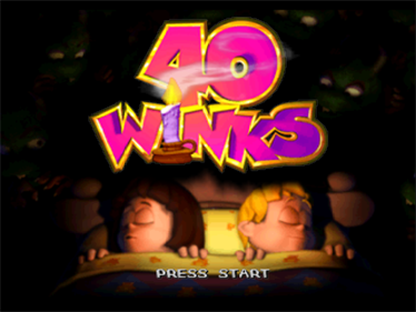 40 Winks - Screenshot - Game Title Image