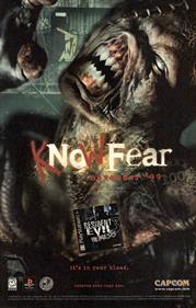Resident Evil 3: Nemesis - Advertisement Flyer - Front Image