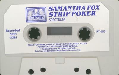 Samantha Fox Strip Poker - Cart - Front Image